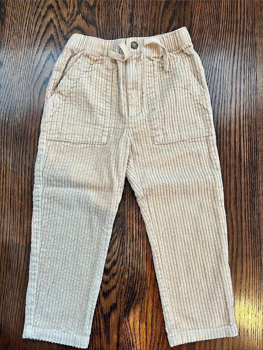 Rylee and Cru Corduroy Pants Beige Boys 4-5Y Like New